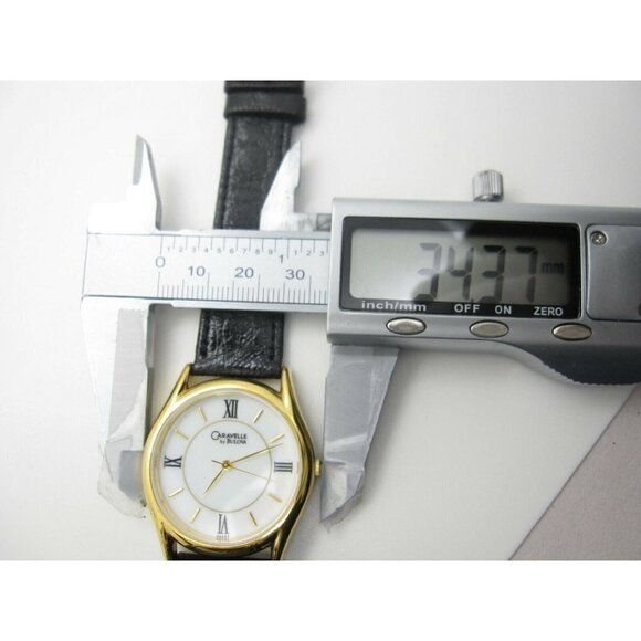 Women's Caravelle by Bulova Motorola Employe Analog 34mm Dial Watch (C159) - Picture 6 of 12